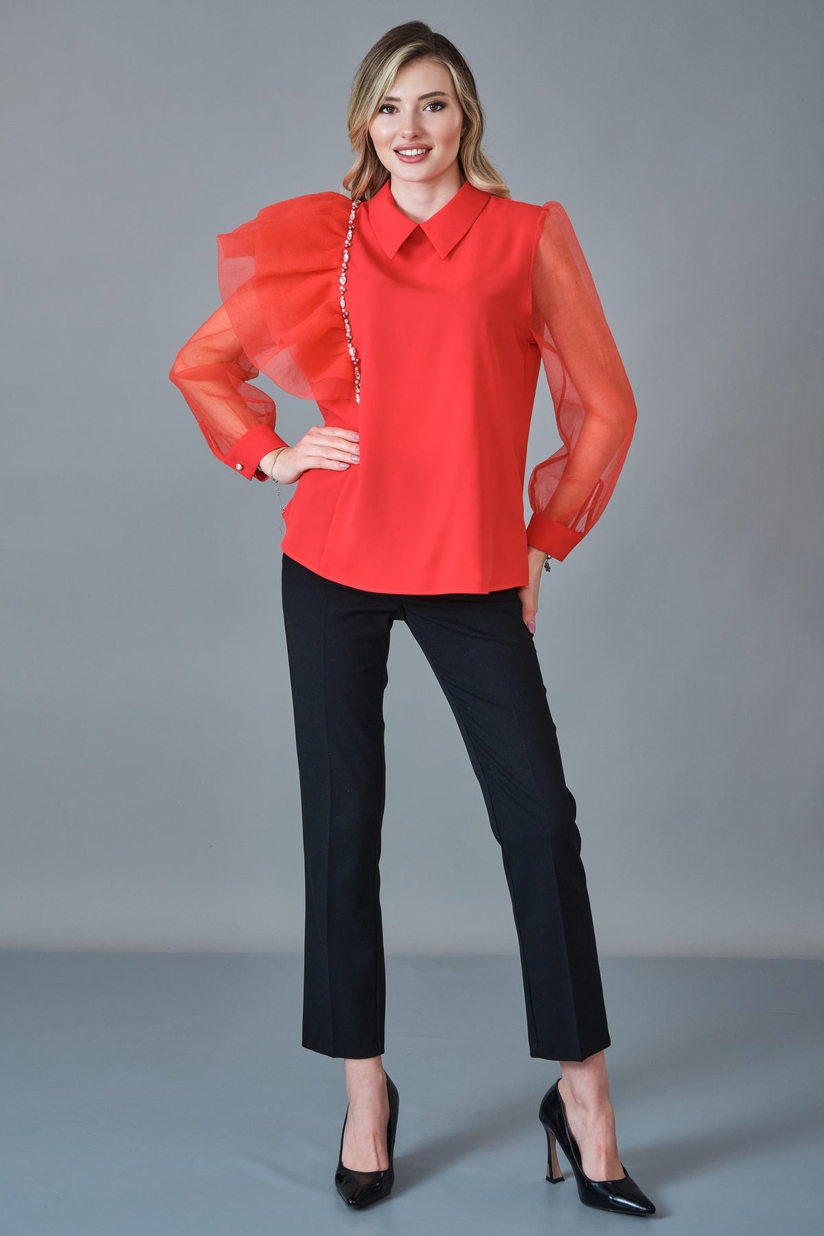 Modalinda - Regular Size Blouse (MDL27K50156)