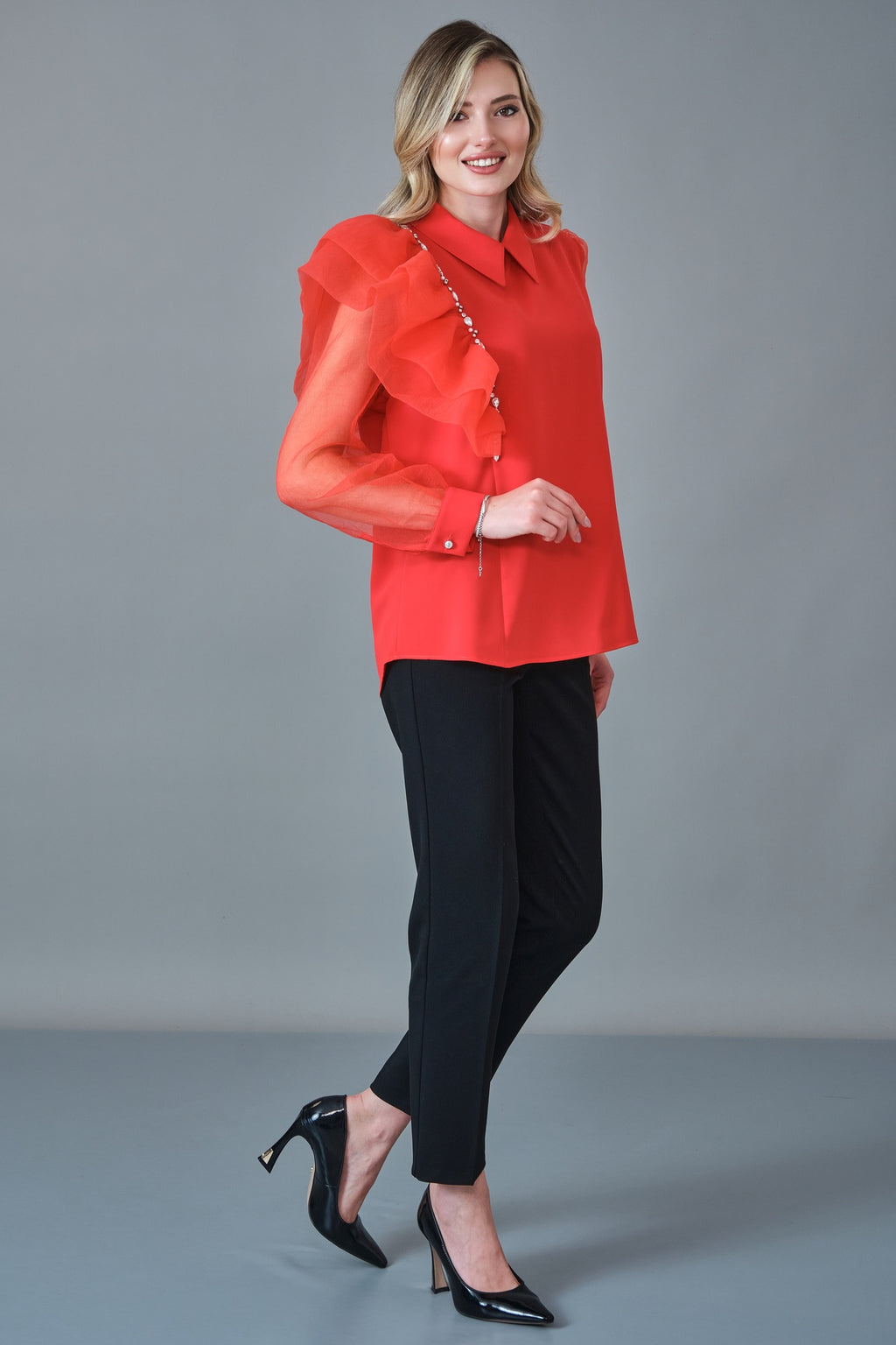Modalinda - Regular Size Blouse (MDL27K50156)