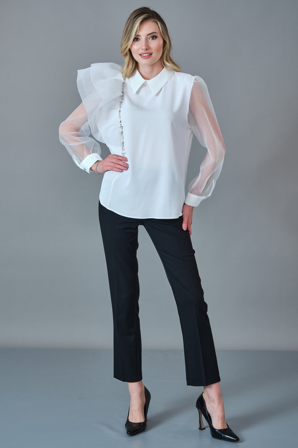 Modalinda - Regular Size Blouse (MDL27K50156)