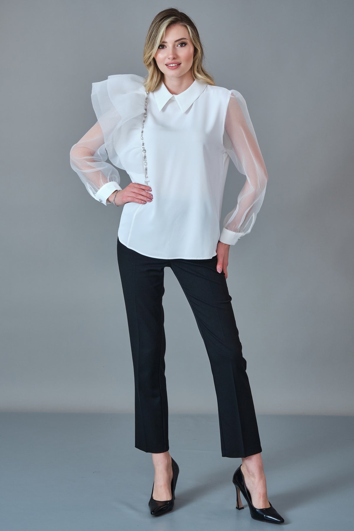 Modalinda - Regular Size Blouse (MDL27K50156)