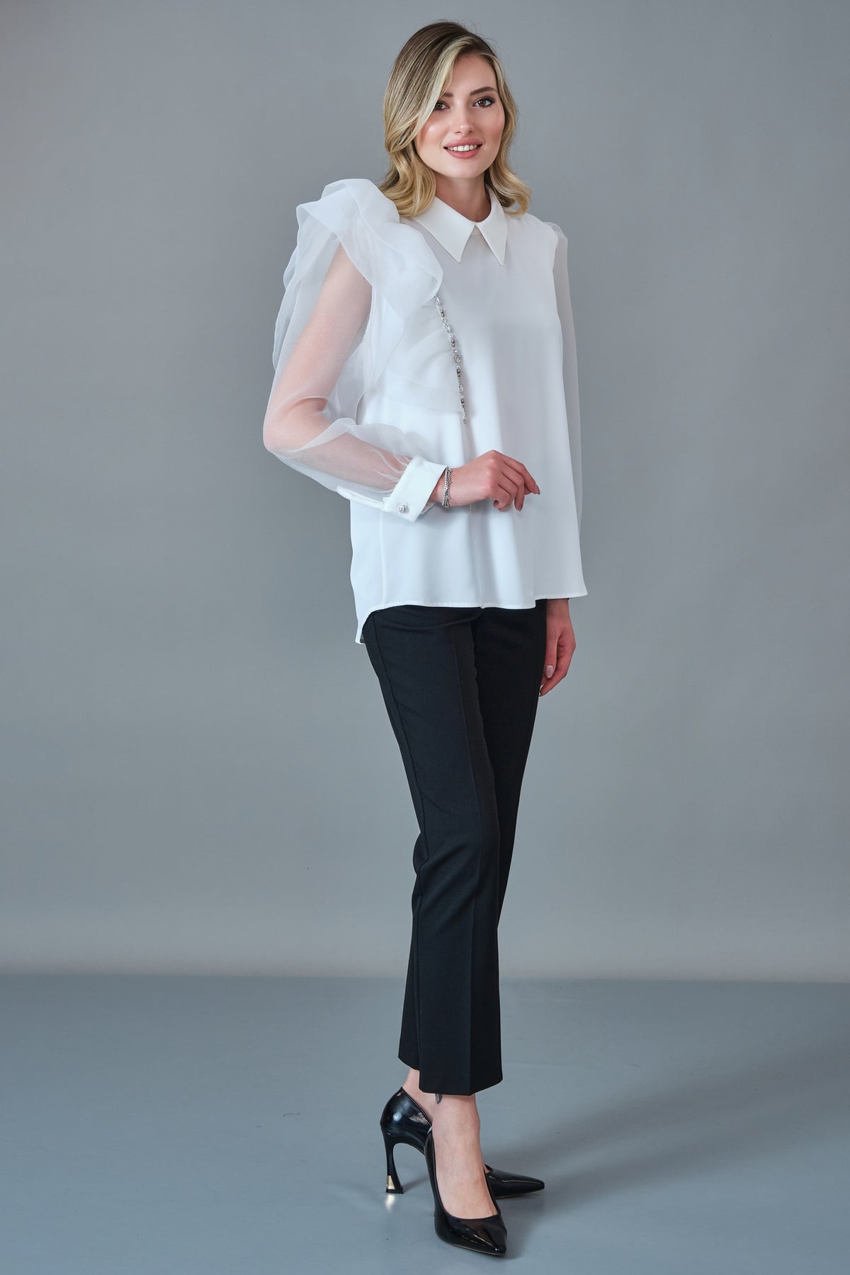 Modalinda - Regular Size Blouse (MDL27K50156)