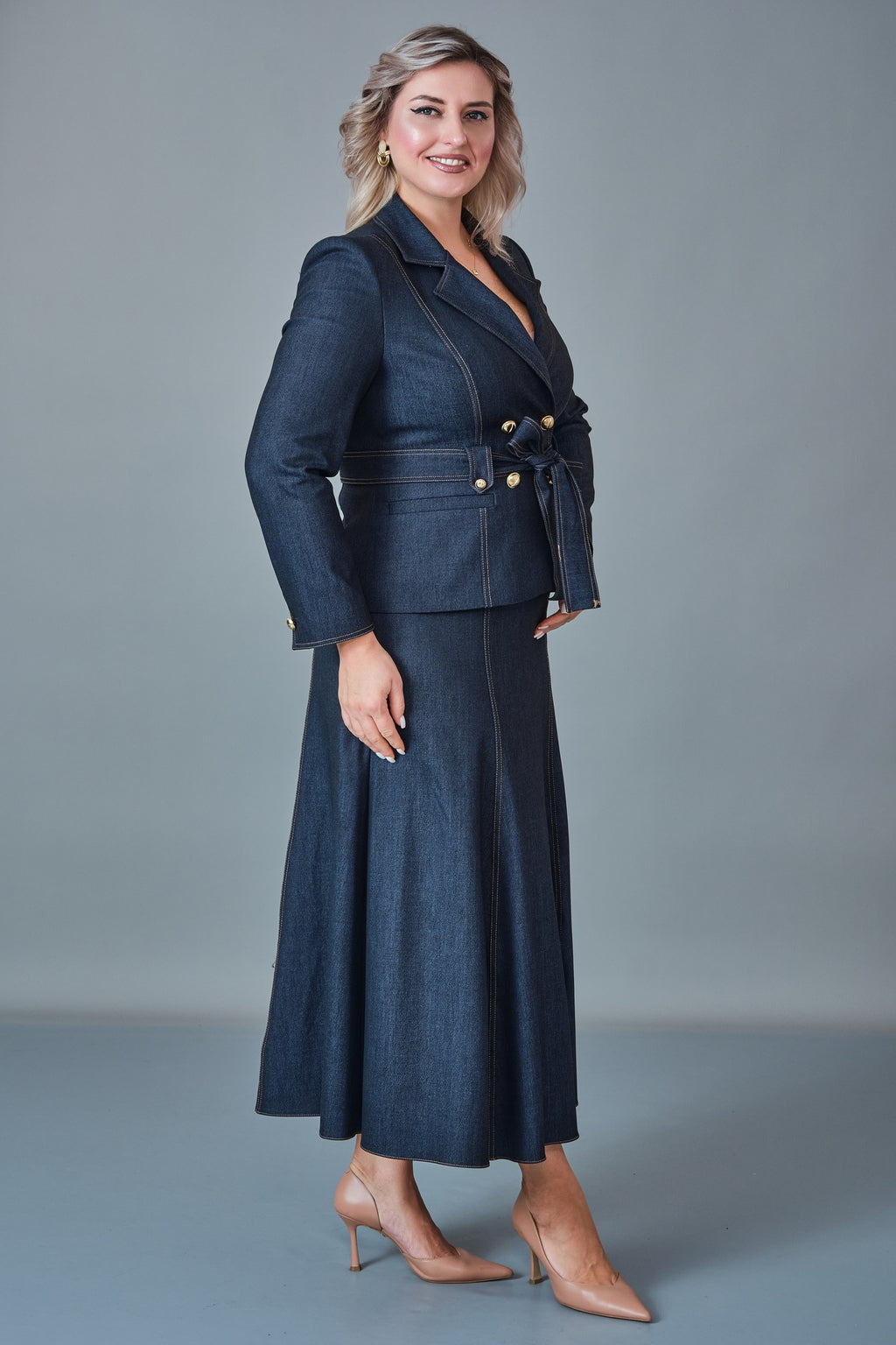 Hatunca - Plus Size Suit (HTC27K184206BB)