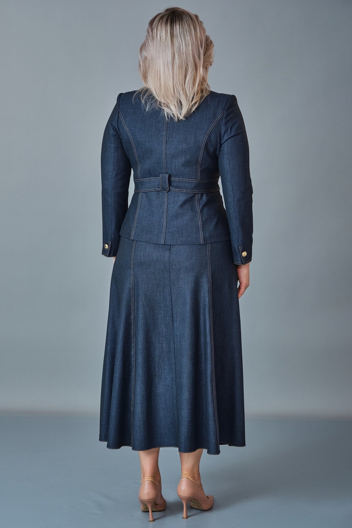Hatunca - Plus Size Suit (HTC27K184206BB)