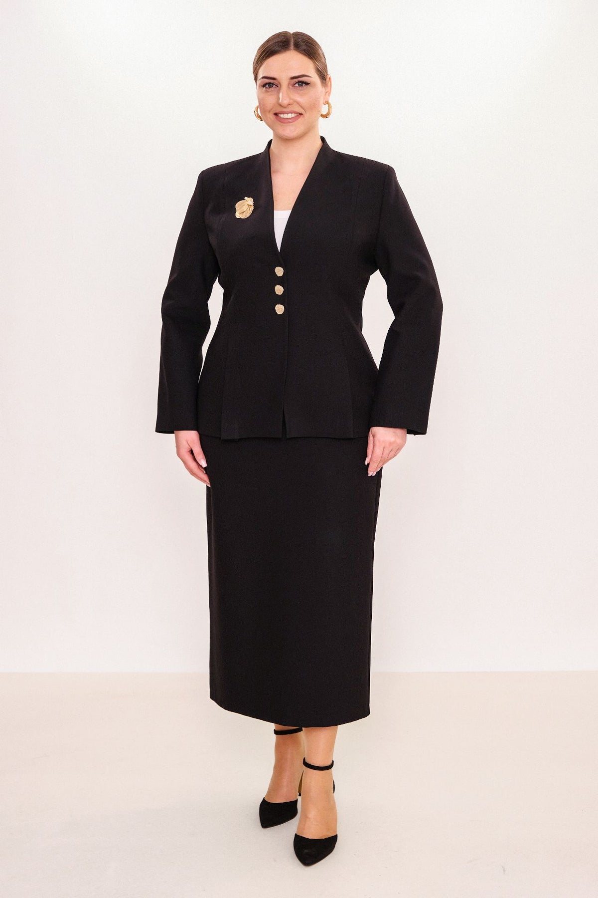 Butik Dayi - Plus Size Suit (BDY27K44202-31520-576)