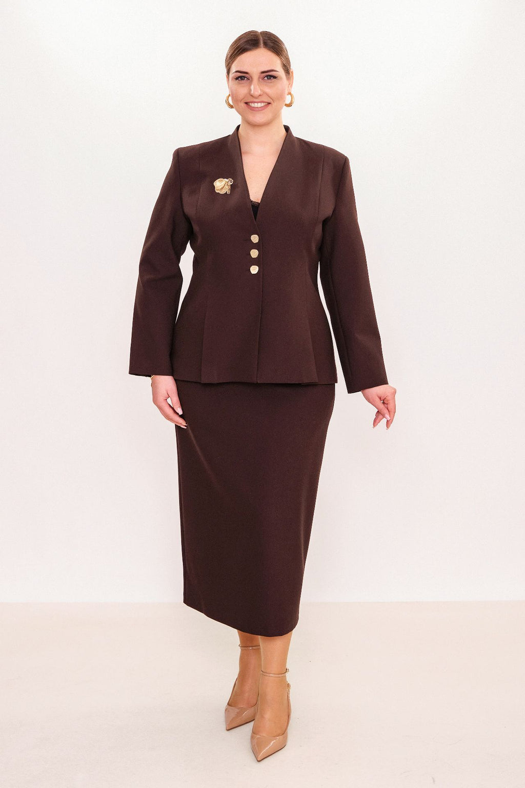 Butik Dayi - Plus Size Suit (BDY27K44202-31520-576)