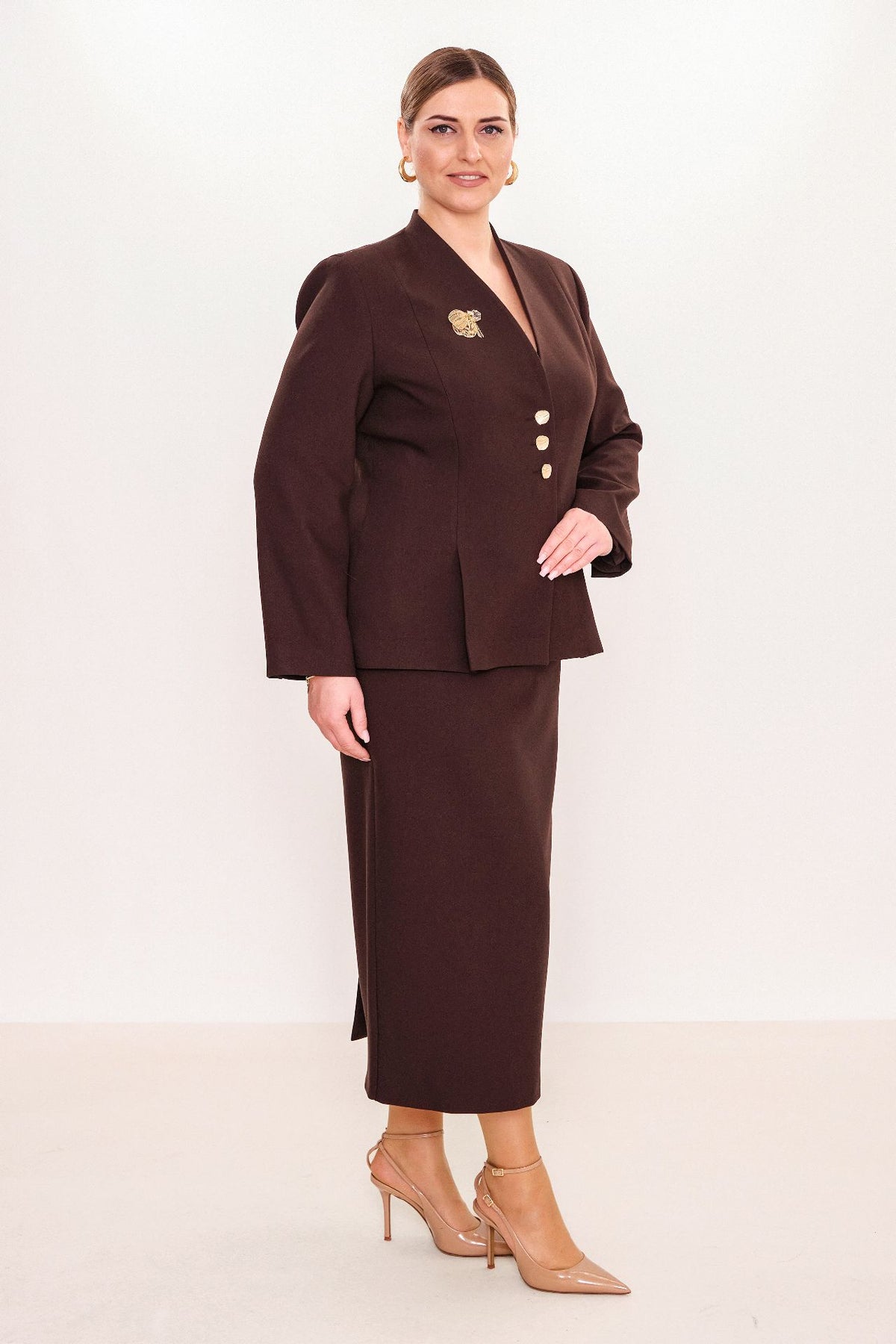 Butik Dayi - Plus Size Suit (BDY27K44202-31520-576)