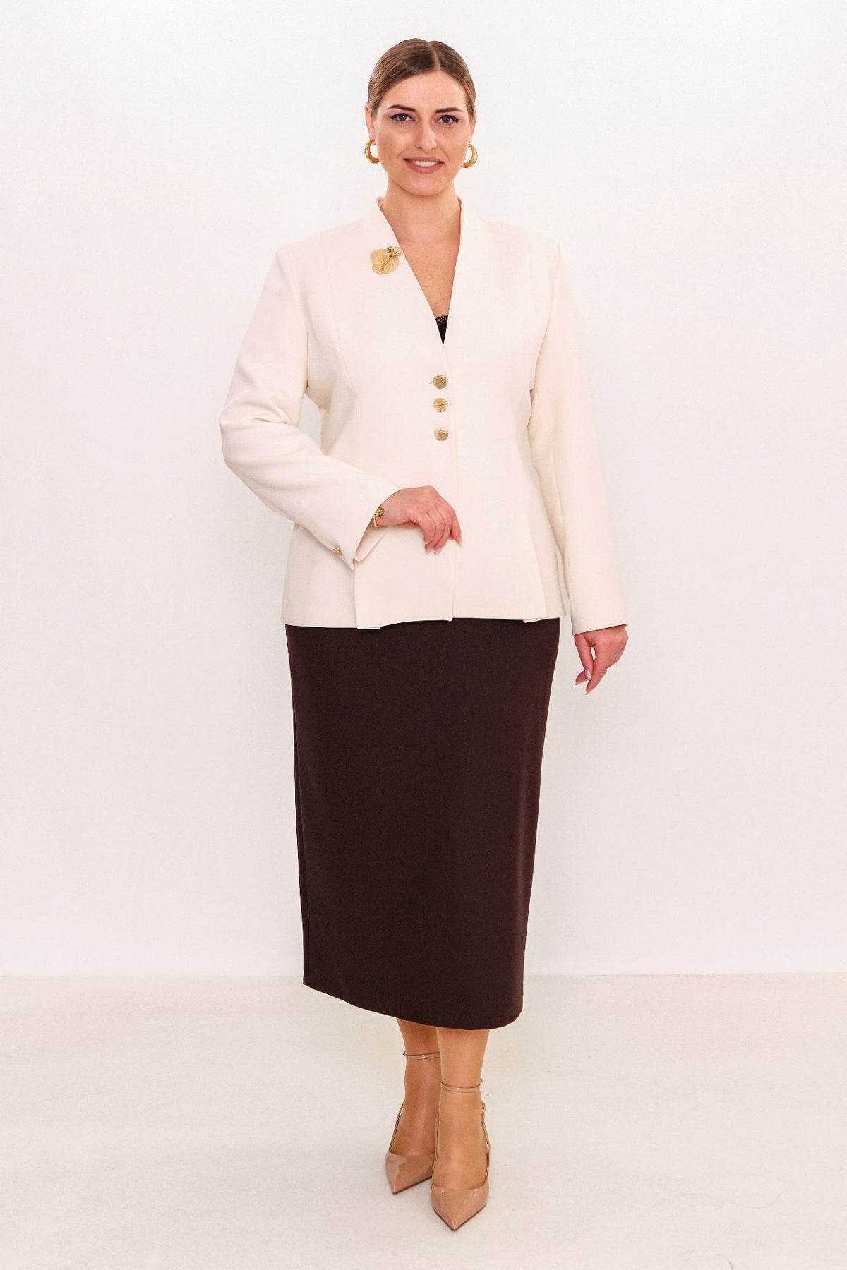 Butik Dayi - Plus Size Suit (BDY27K44202-31520-576)