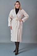 Renata - Plus Size Trench Coat (REN27KP4054.4)