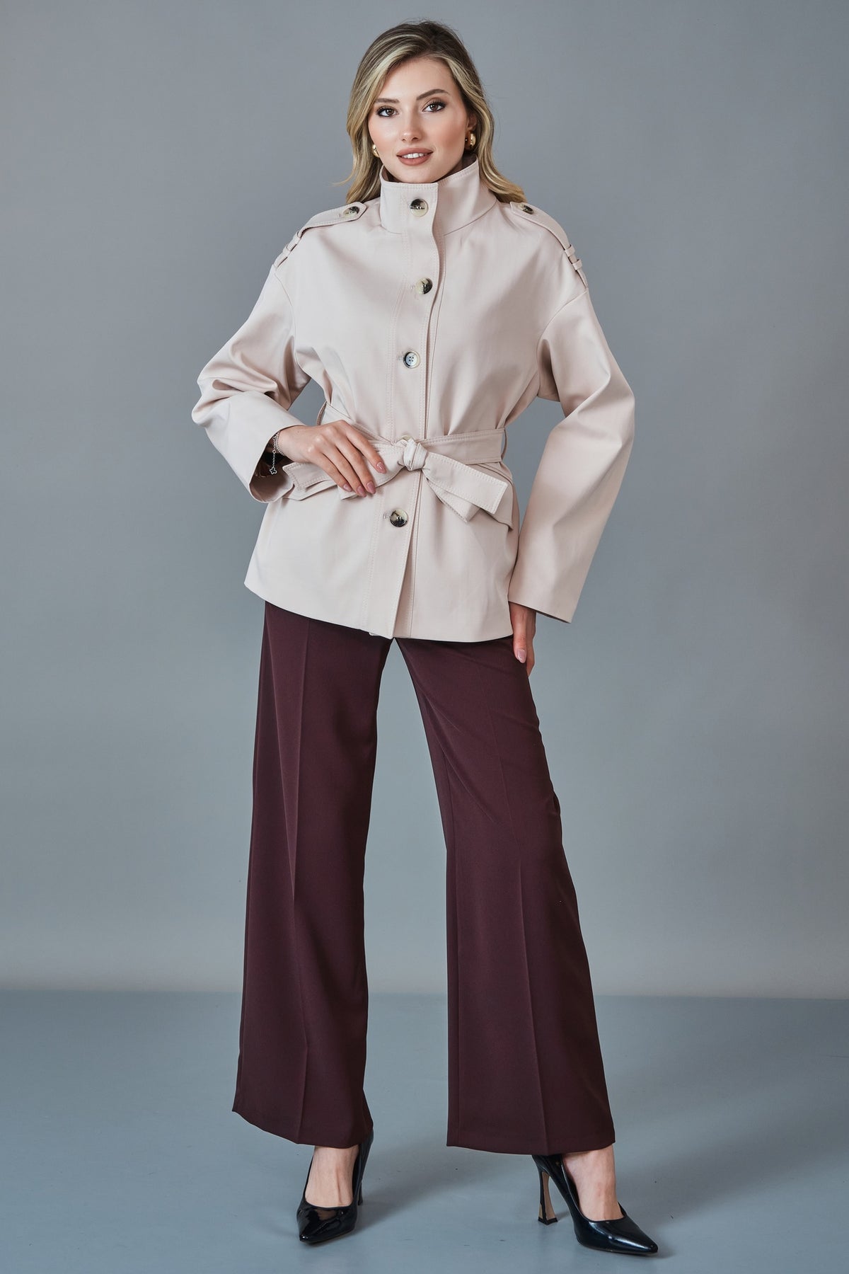Renata - Regular Size Trench Coat (REN27KP1648)