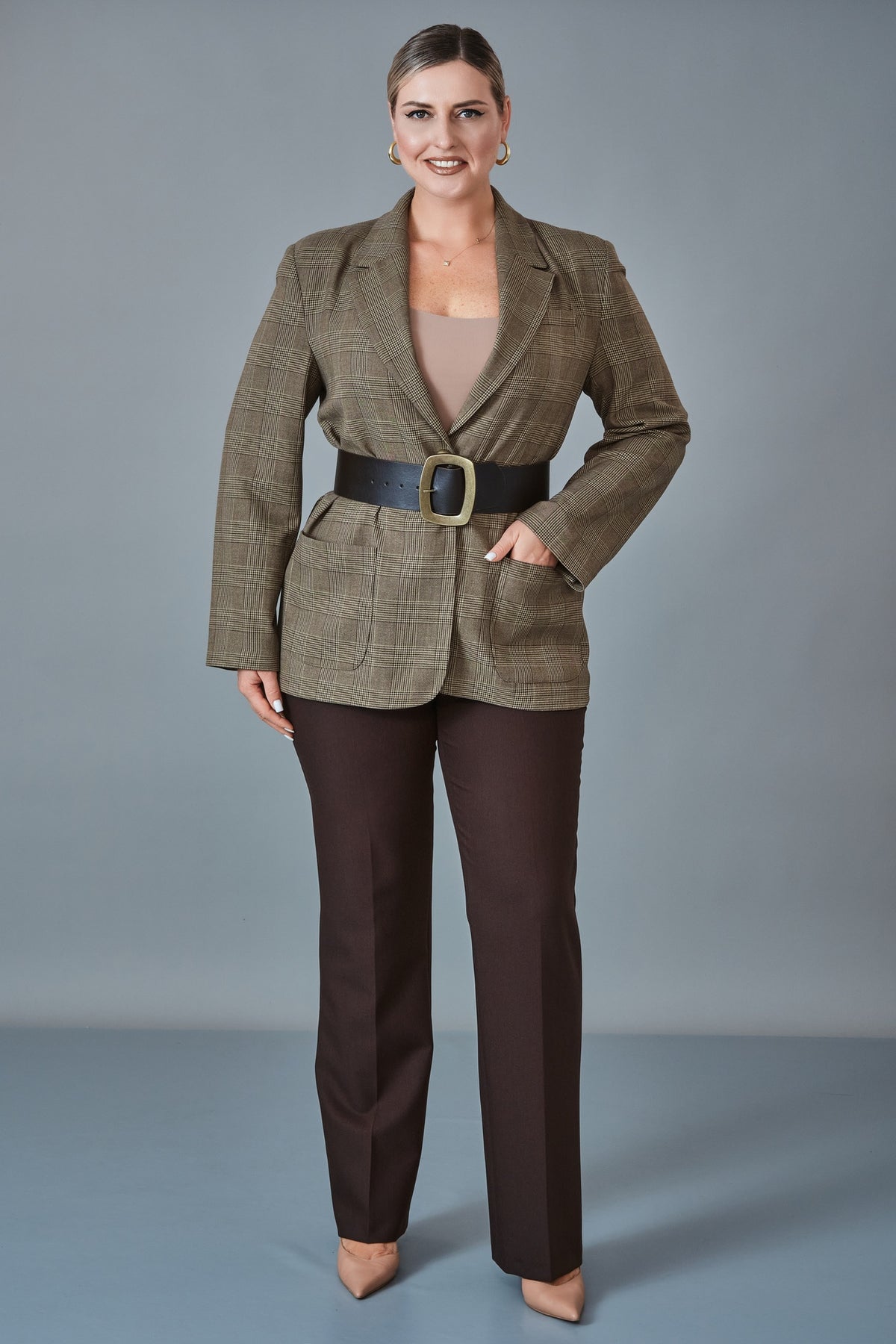 Butik Dayi - Plus Size Jacket (BDY27K44367)