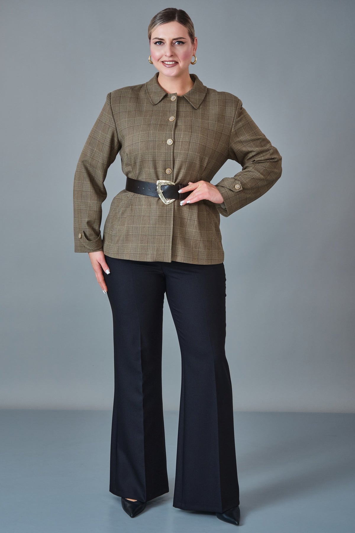 Butik Dayi - Plus Size Jacket (BDY27K44369)