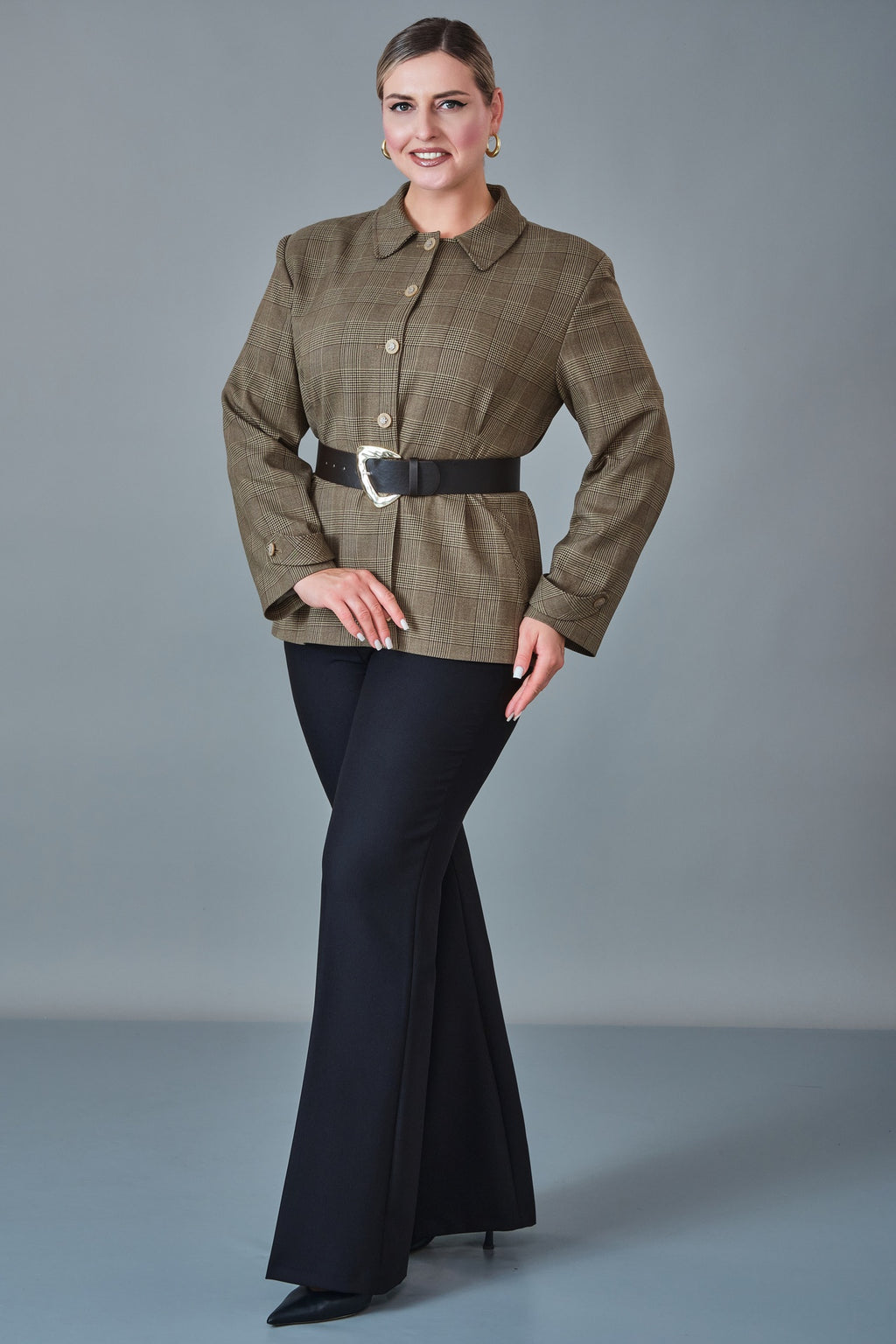 Butik Dayi - Plus Size Jacket (BDY27K44369)