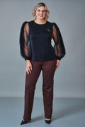 Modalinda - Plus Size Blouse (MDL27K51191)