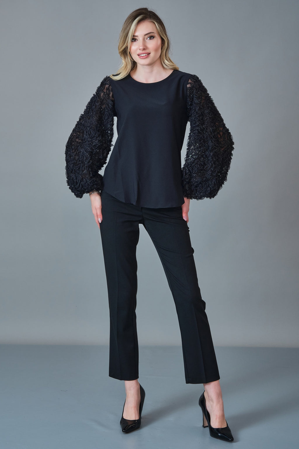 Modalinda - Regular Size Blouse (MDL27K7386B)