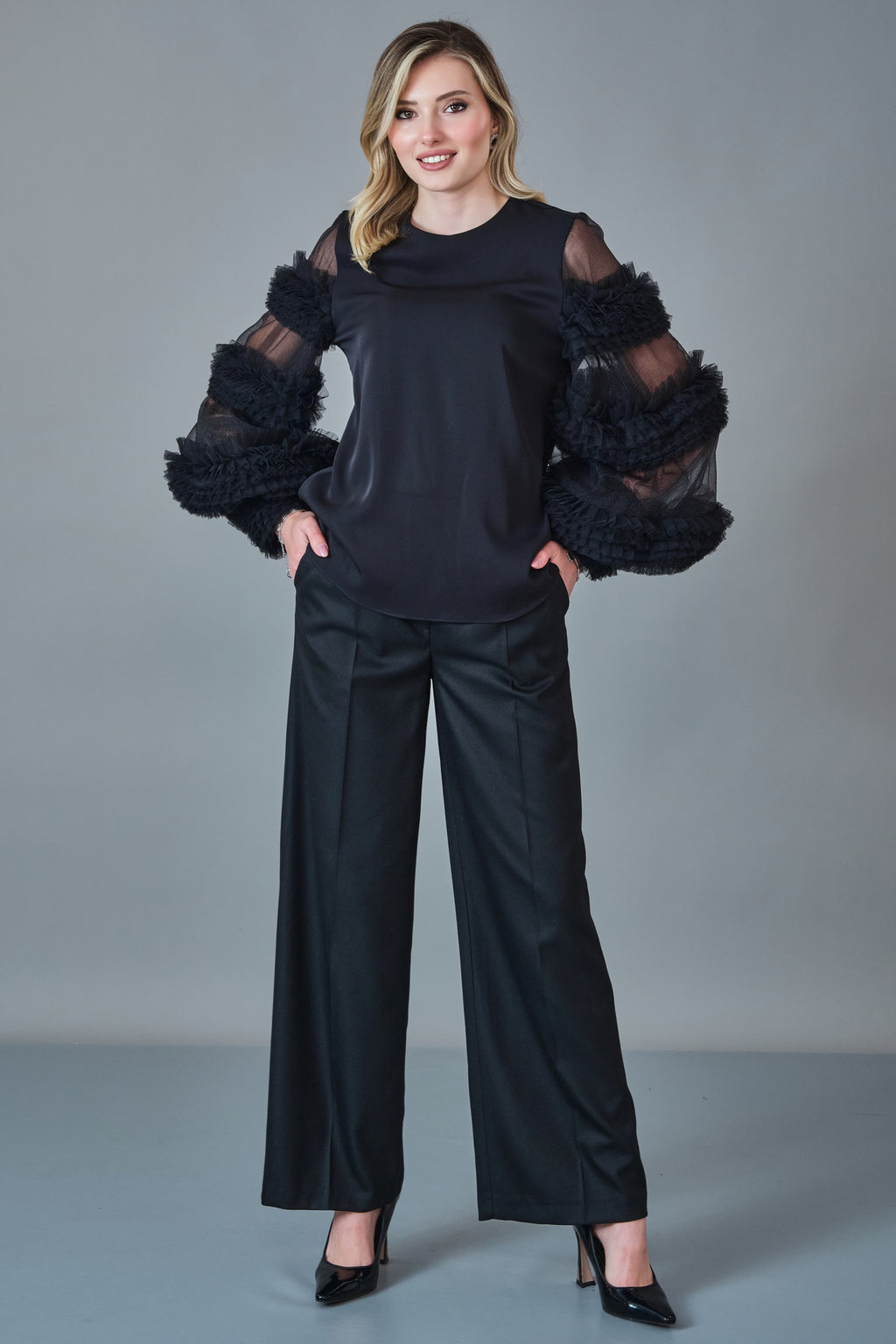 Modalinda - Regular Size Blouse (MDL27K7341)