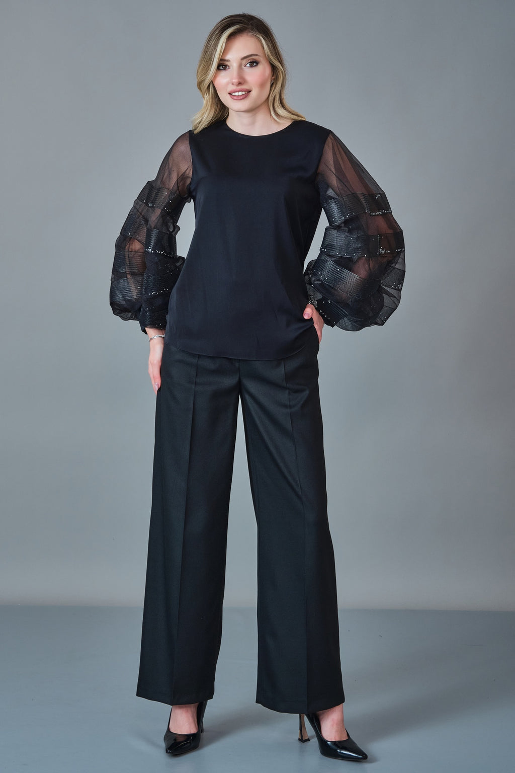 Modalinda - Regular Size Blouse (MDL27K7394)