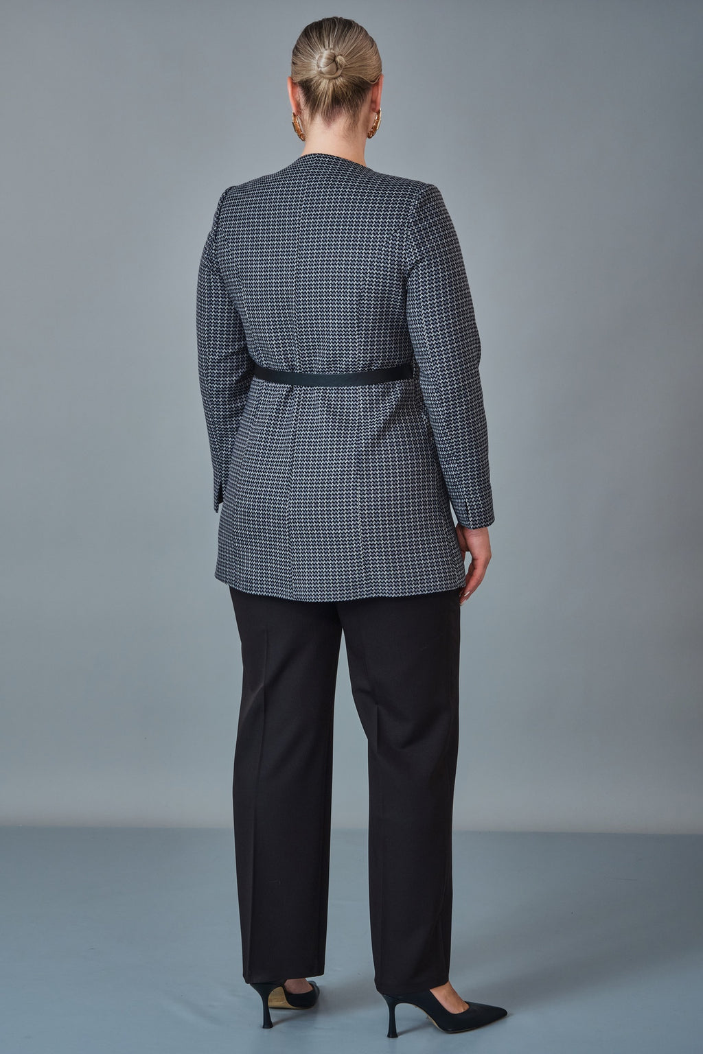 Hatunca - Plus Size Suit (HTC27K187009BB)