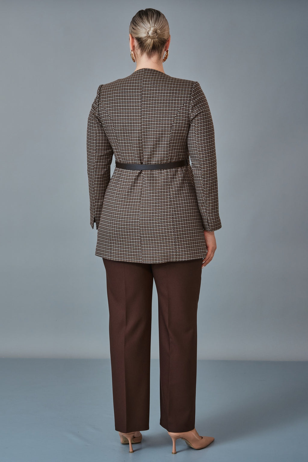 Hatunca - Plus Size Suit (HTC27K187009BB)