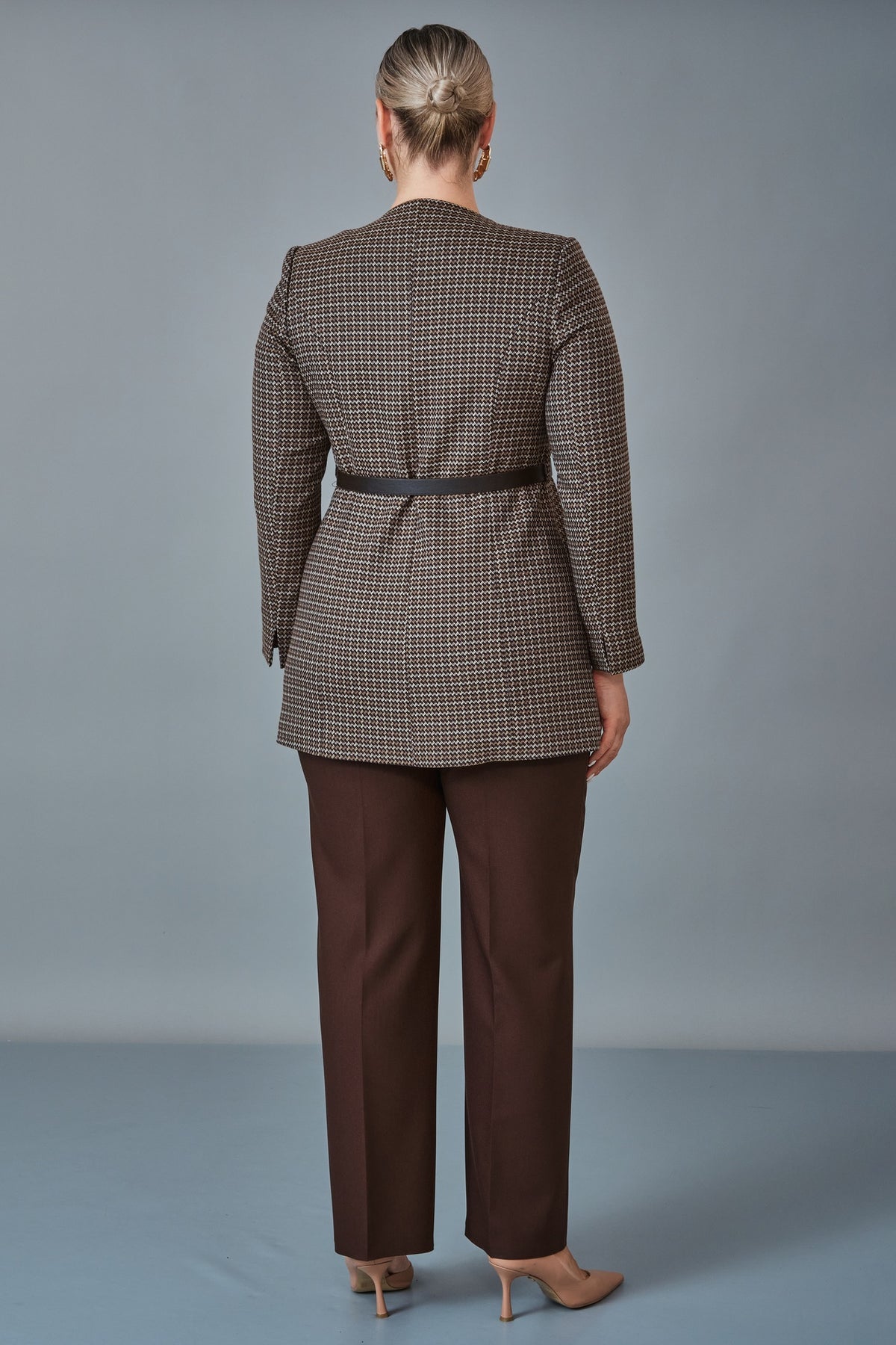 Hatunca - Plus Size Suit (HTC27K187009BB)