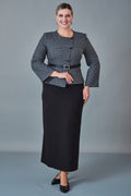 Hatunca - Plus Size Suit (HTC27K184233BB)