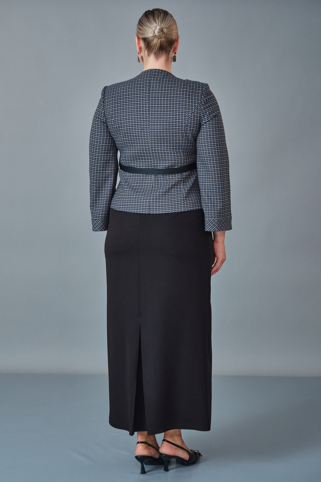 Hatunca - Plus Size Suit (HTC27K184233BB)