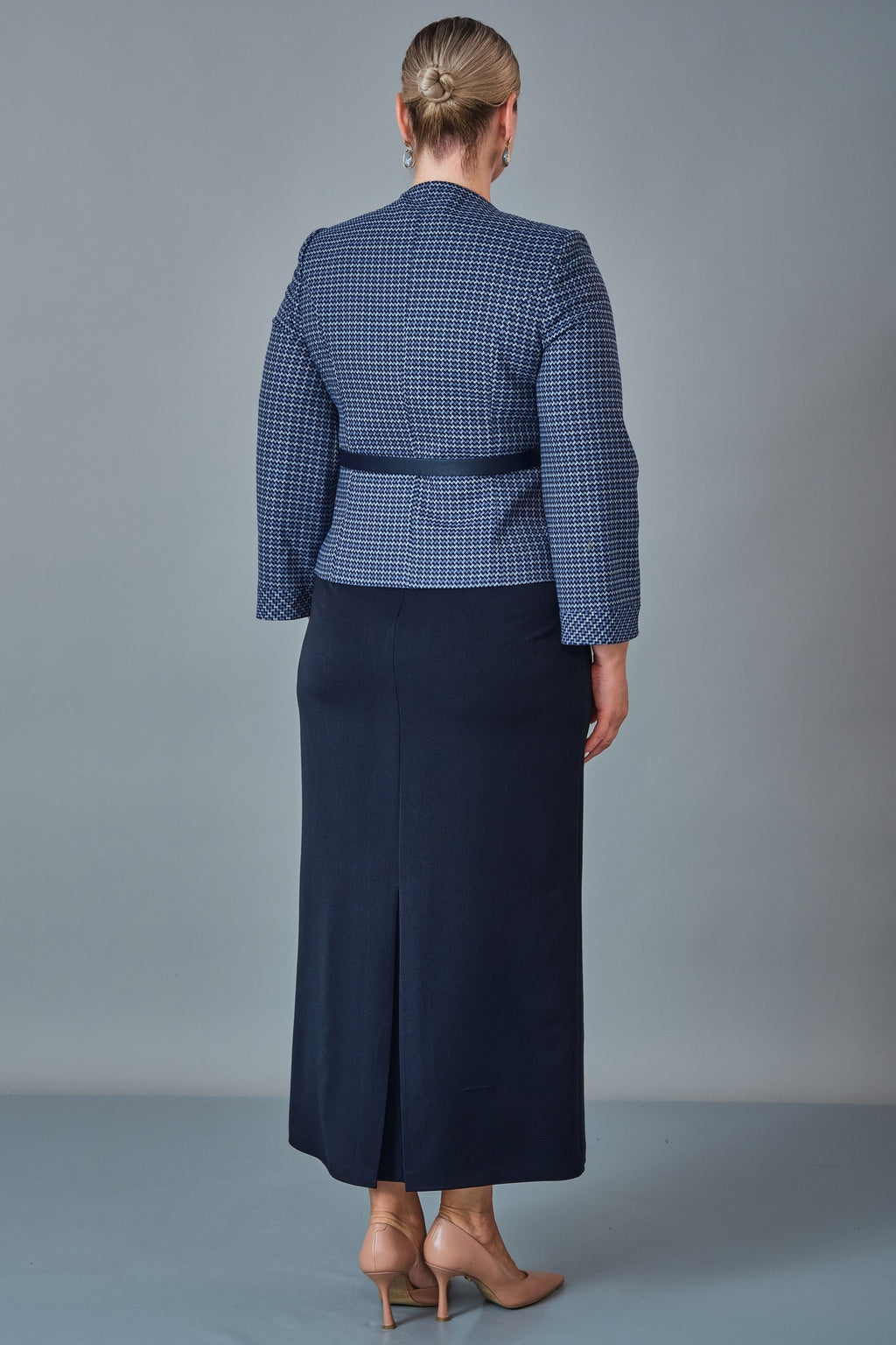 Hatunca - Plus Size Suit (HTC27K184233BB)