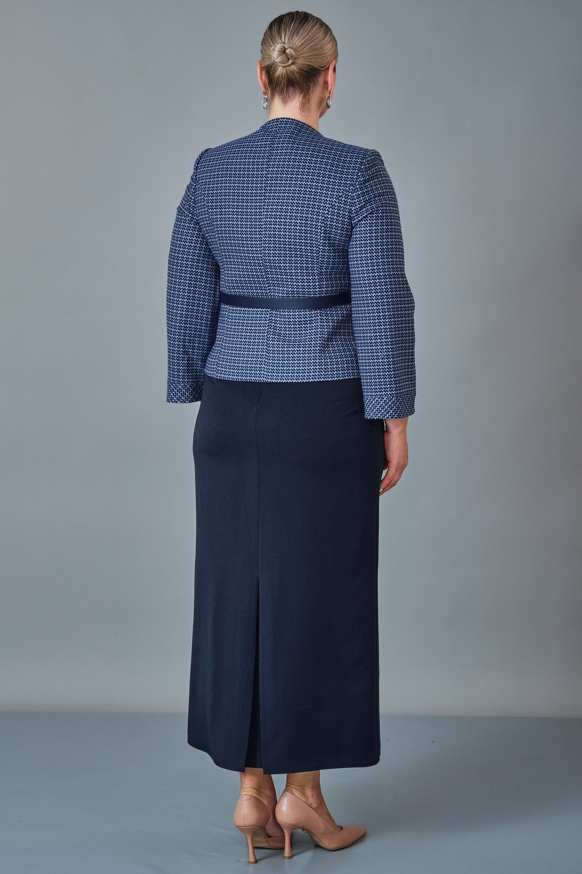 Hatunca - Plus Size Suit (HTC27K184233BB)