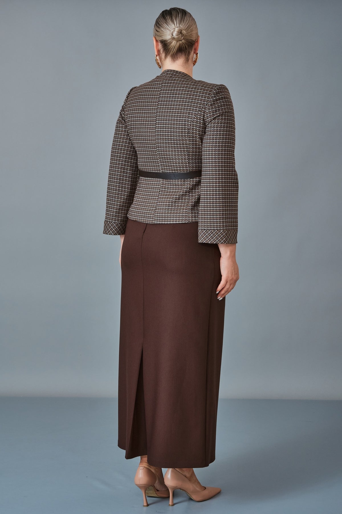 Hatunca - Plus Size Suit (HTC27K184233BB)