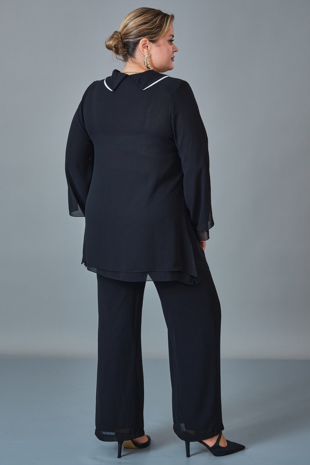 Kifayet - Plus Size Evening Dress (KFT27K18807)