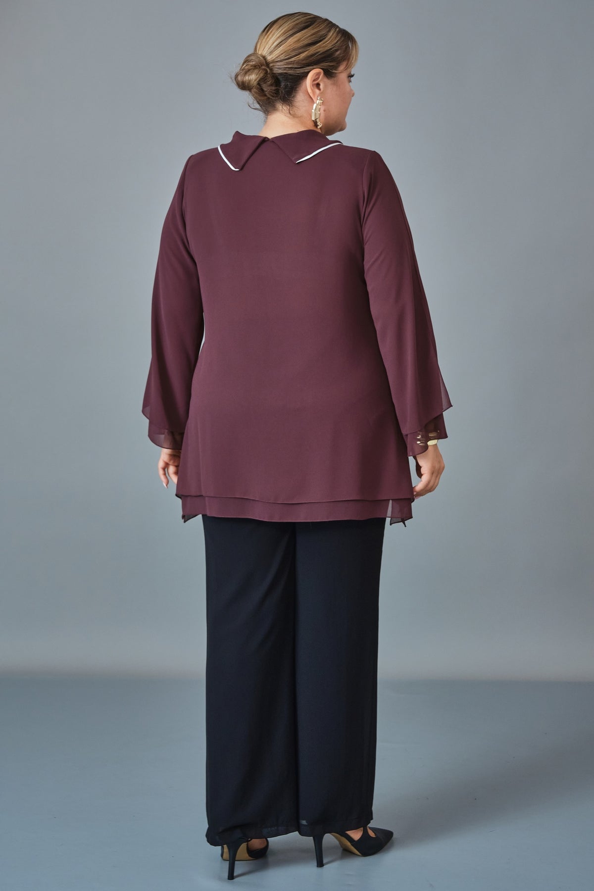Kifayet - Plus Size Evening Dress (KFT27K18807)