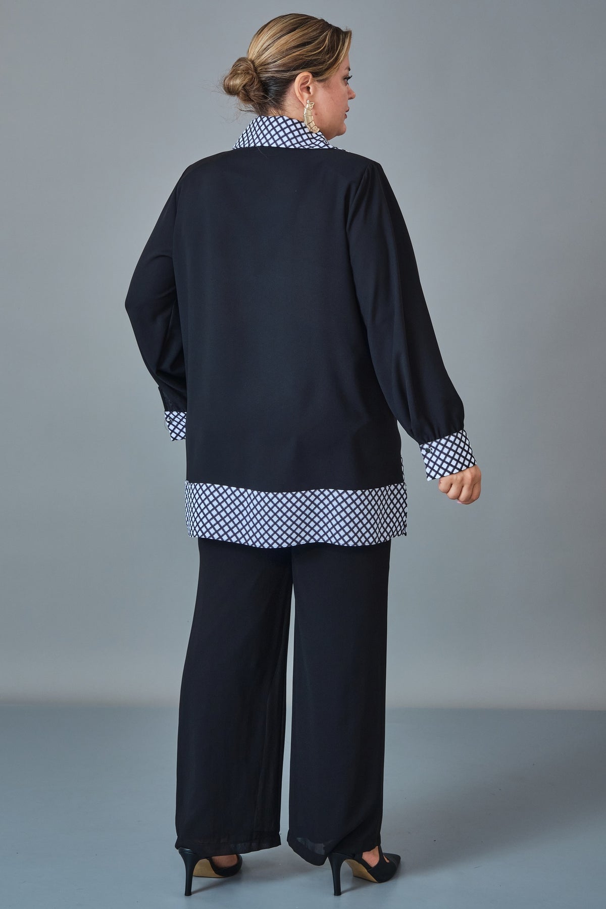 Kifayet - Extended Plus Size Shirt (KFT27K23816)