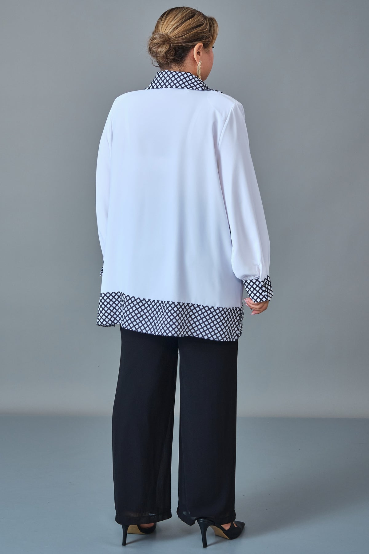 Kifayet - Extended Plus Size Shirt (KFT27K23816)