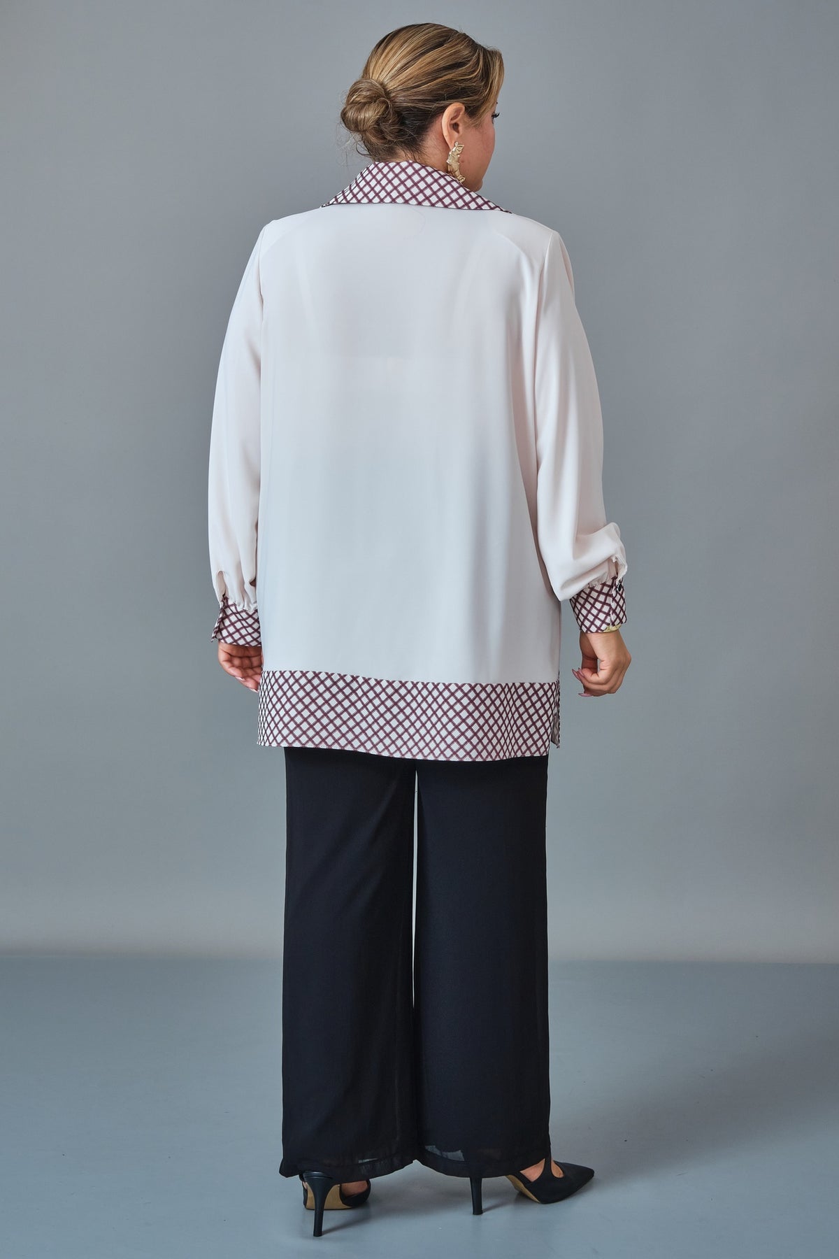 Kifayet - Extended Plus Size Shirt (KFT27K23816)