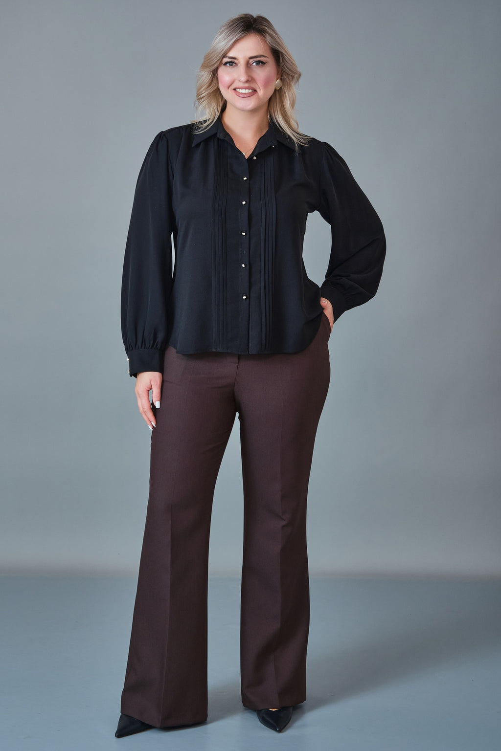 Butik Dayi - Plus Size Blouse (BDY27K21309-995)