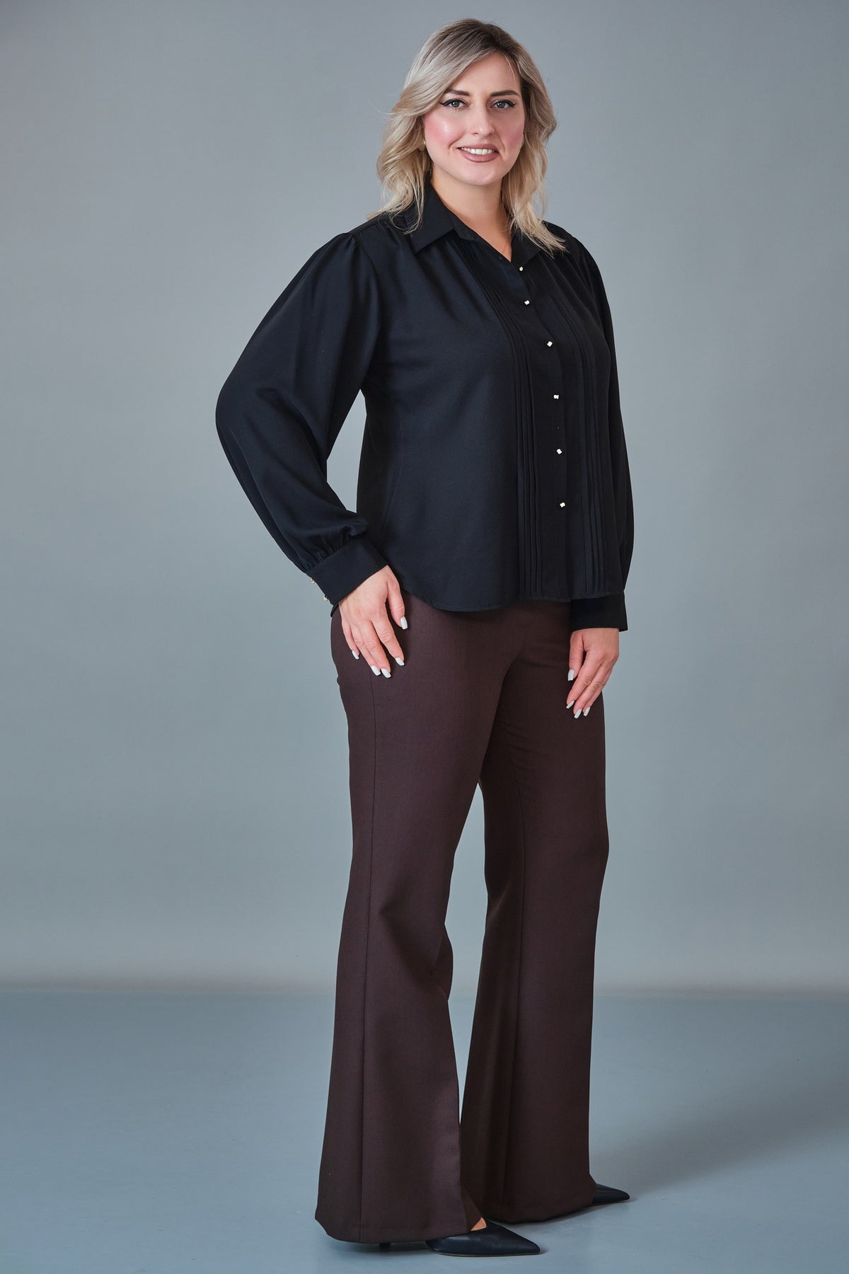 Butik Dayi - Plus Size Blouse (BDY27K21309-995)