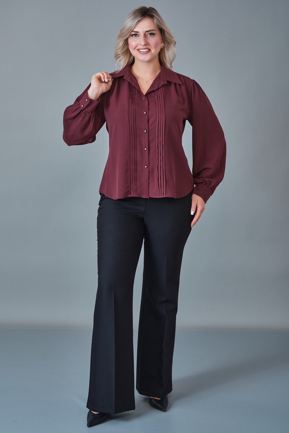 Butik Dayi - Plus Size Blouse (BDY27K21309-995)