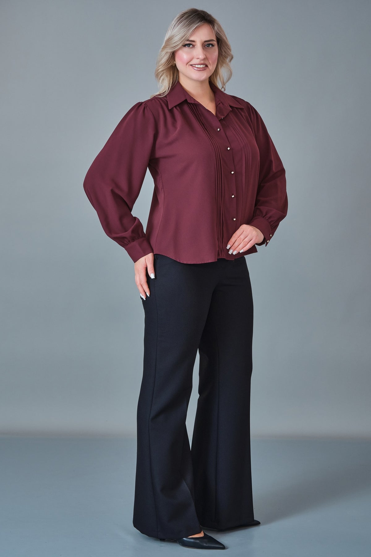 Butik Dayi - Plus Size Blouse (BDY27K21309-995)