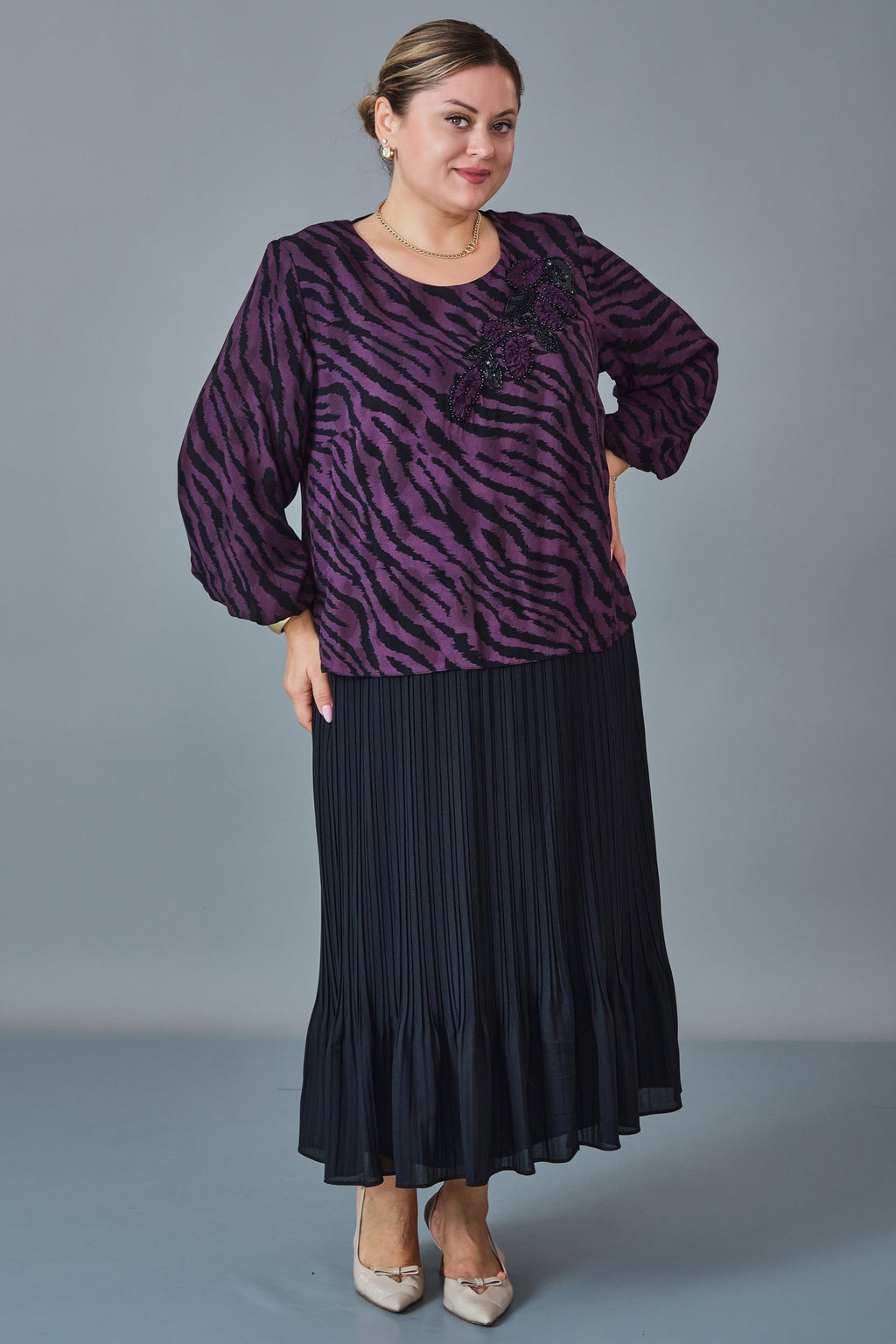 Gumanize - Extended Plus Size Dress (GMZ2027-308-8553)
