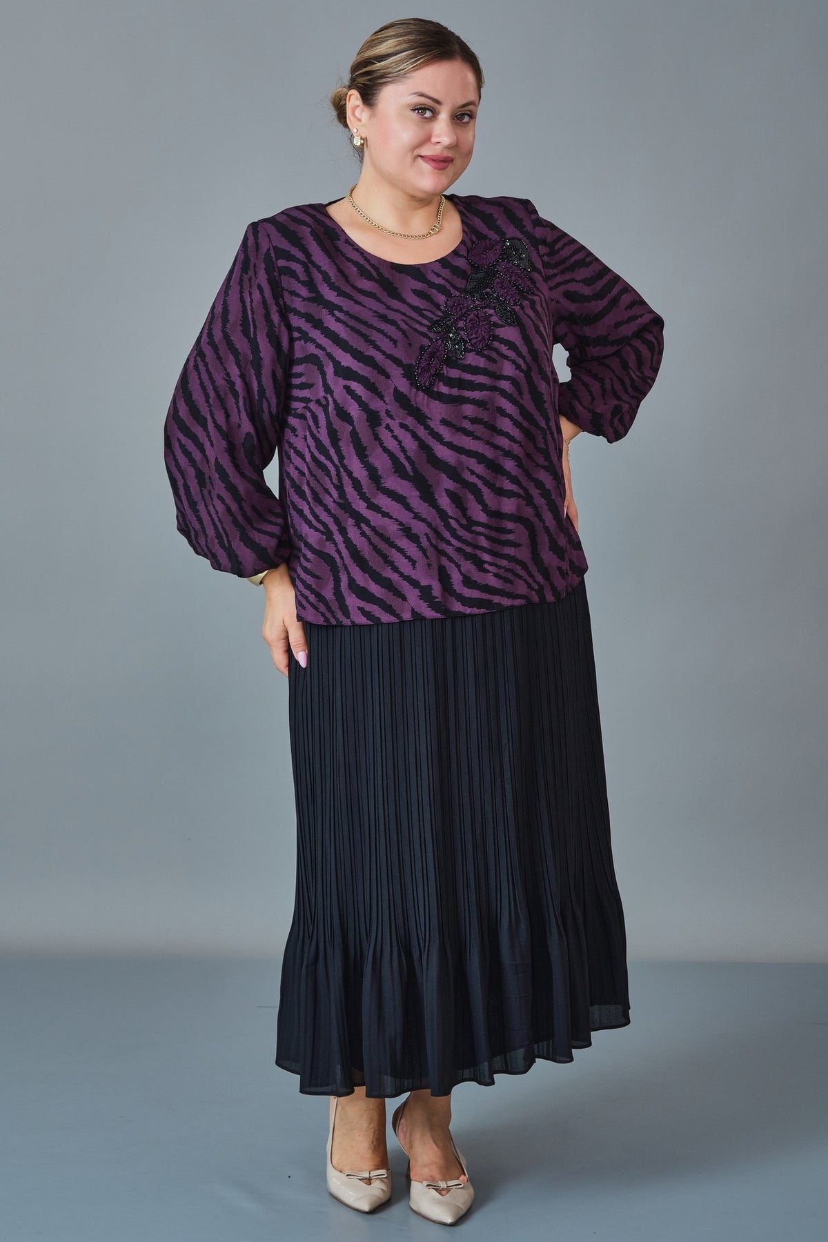 Gumanize - Extended Plus Size Dress (GMZ2027-308-8553)