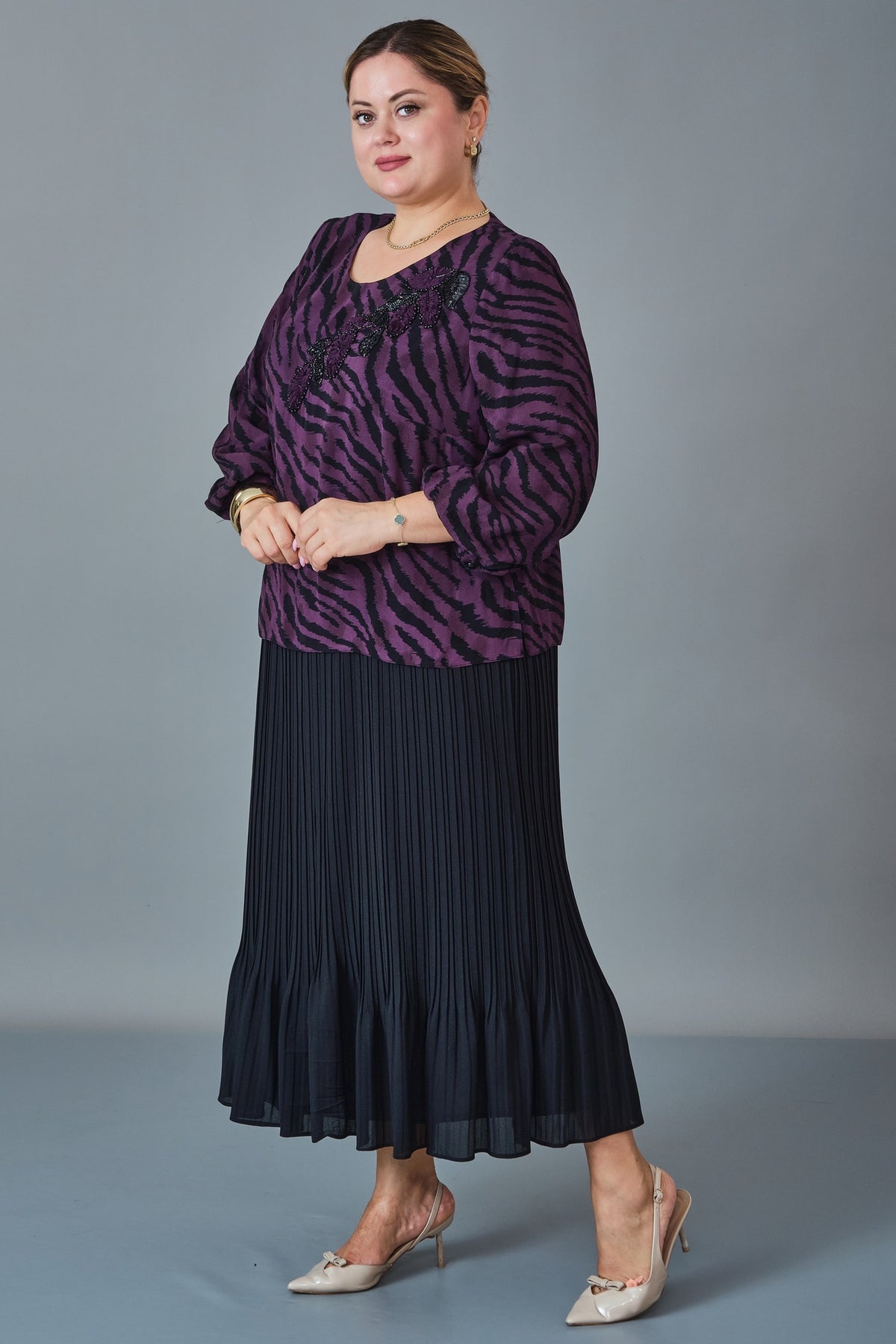 Gumanize - Extended Plus Size Dress (GMZ2027-308-8553)
