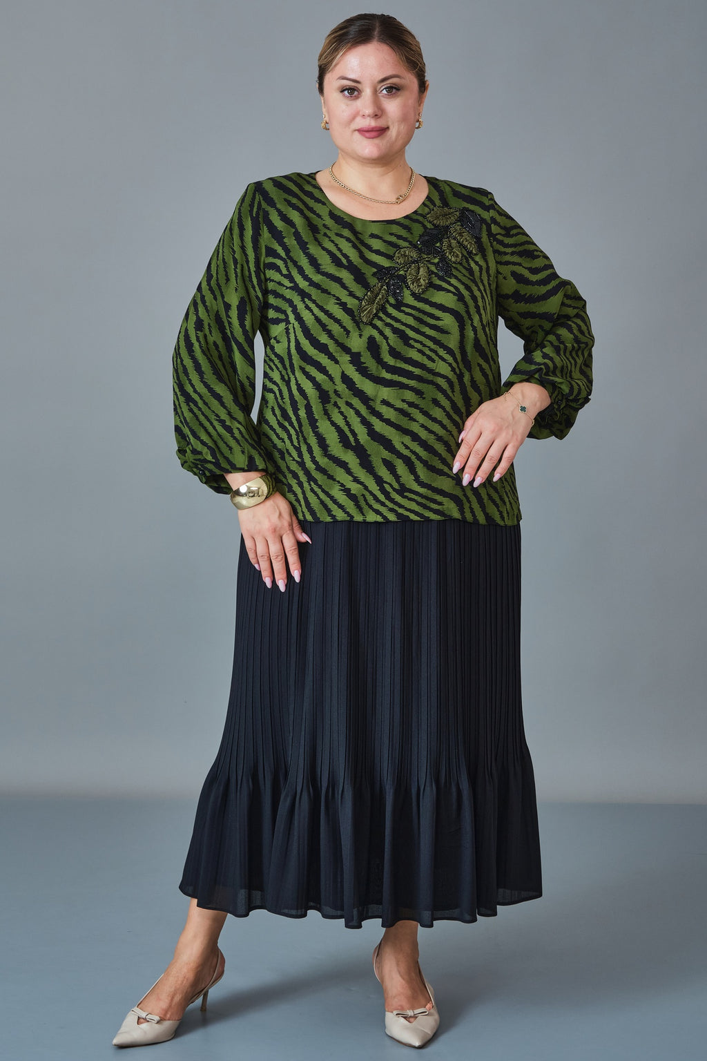 Gumanize - Extended Plus Size Dress (GMZ2027-308-8553)