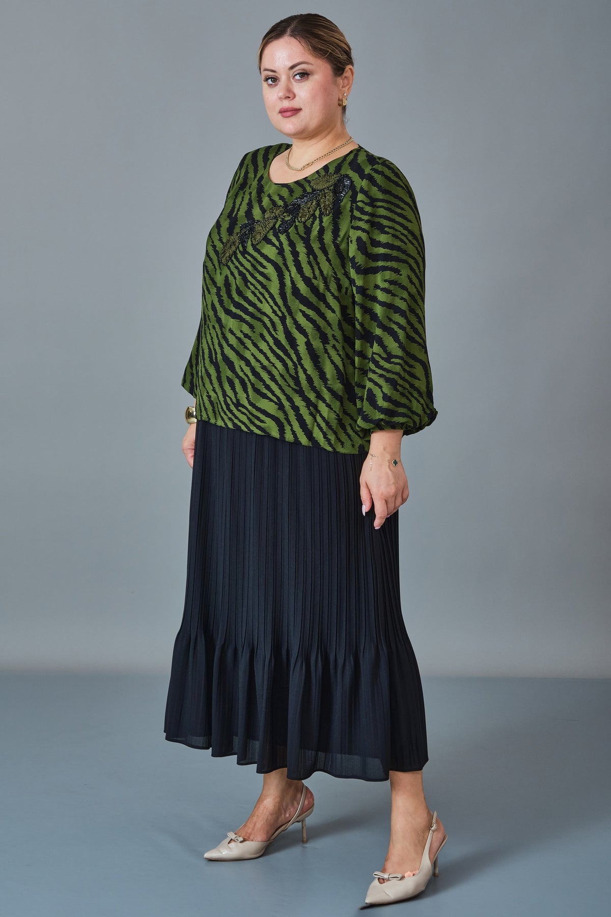 Gumanize - Extended Plus Size Dress (GMZ2027-308-8553)
