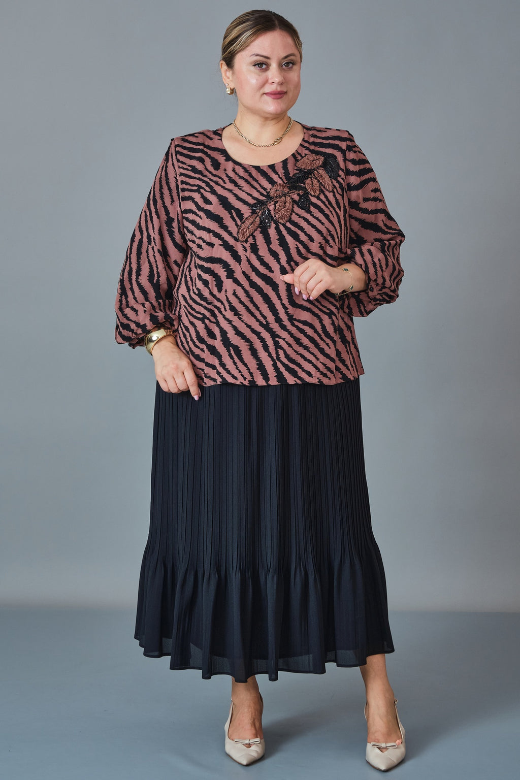 Gumanize - Extended Plus Size Dress (GMZ2027-308-8553)