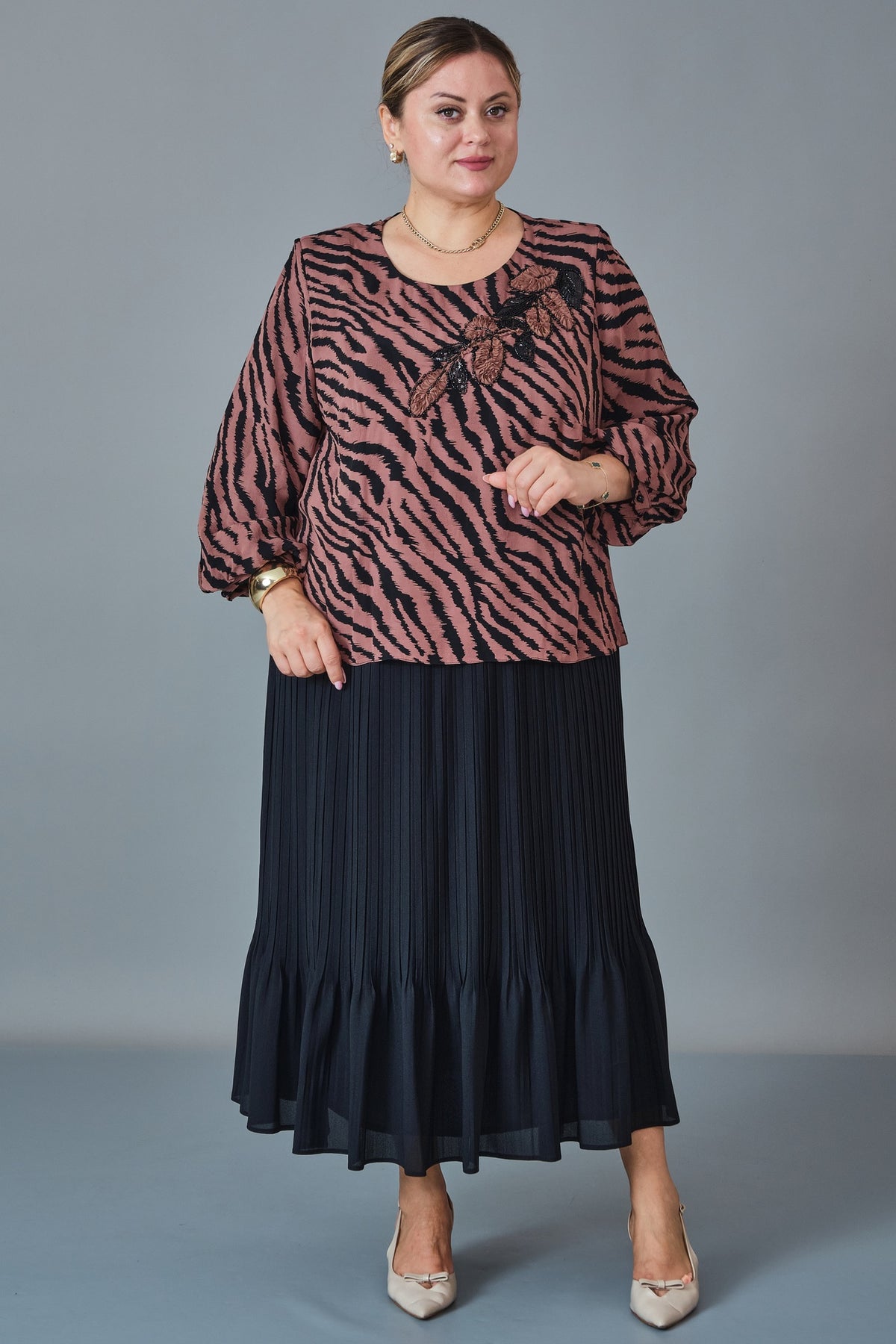 Gumanize - Extended Plus Size Dress (GMZ2027-308-8553)