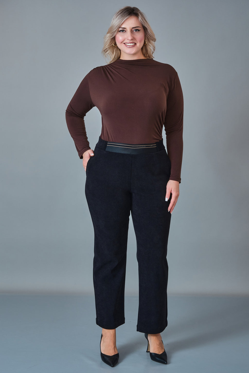 Elitline - Plus Size Trousers (ELT27K1-15-4029)