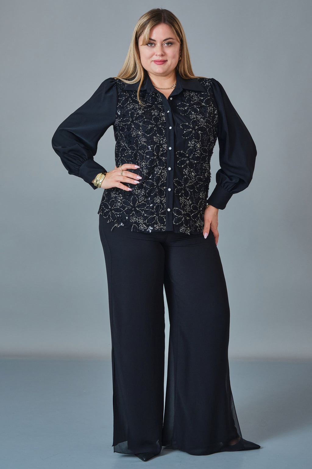 Kifayet - Plus Size Shirt (KFT27K18817)