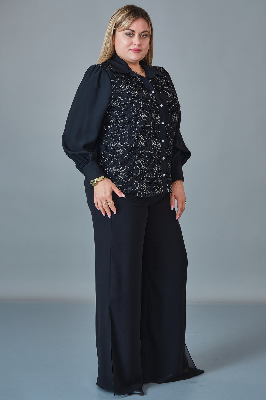 Kifayet - Plus Size Shirt (KFT27K18817)