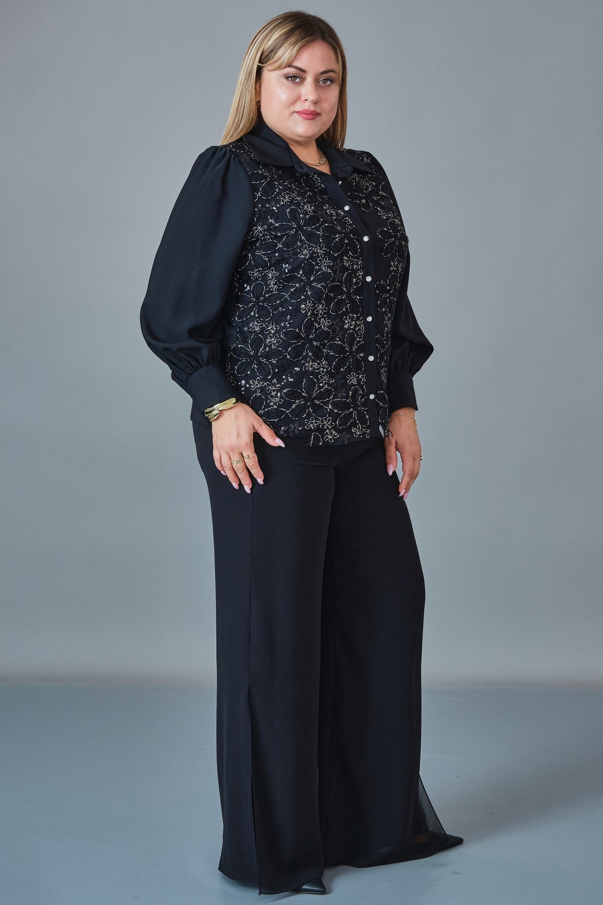 Kifayet - Plus Size Shirt (KFT27K18817)