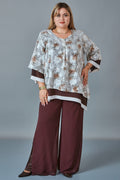 Kifayet - Extended Plus Size Blouse (KFT27K23825)