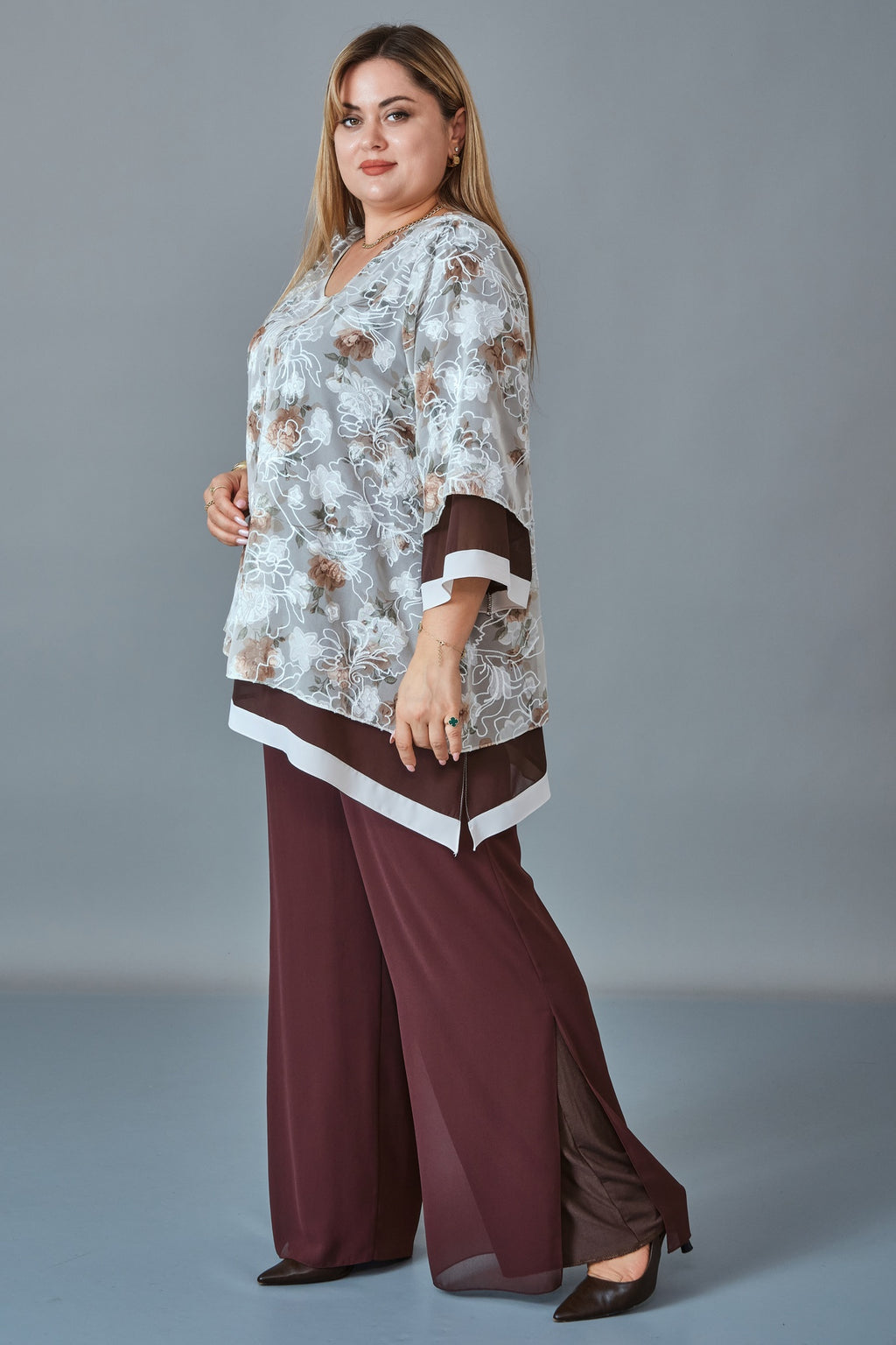 Kifayet - Extended Plus Size Blouse (KFT27K23825)